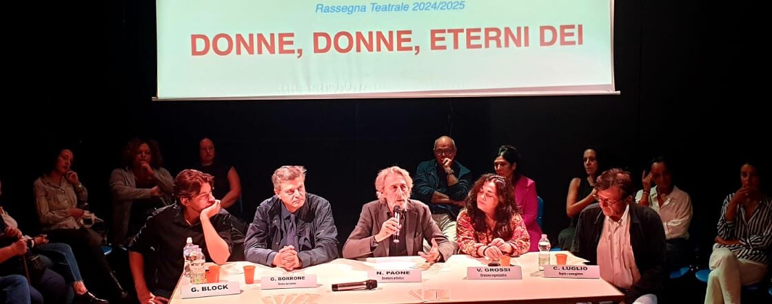 Sala Molière, presentazione del cartellone Donne Donne Eterni Dei