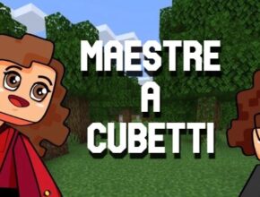 Maestre a Cubetti, Immagine di copertina social e sito web con scritta
