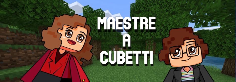 Maestre a Cubetti, Immagine di copertina social e sito web con scritta