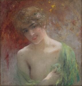 Henri Gervex, Femme à la robe verte - Foto: ufficio Stampa