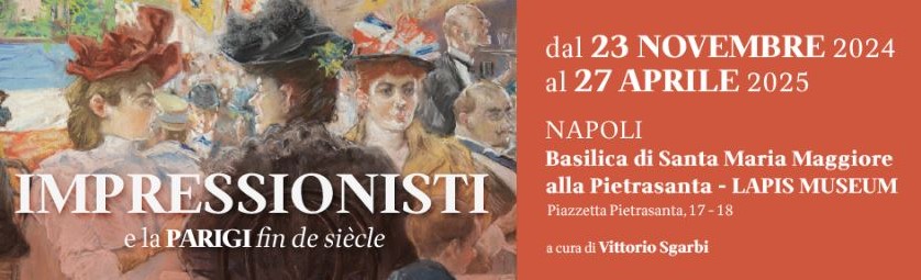 Impressionisti e la Parigi fin de siècle: locandina della mostra