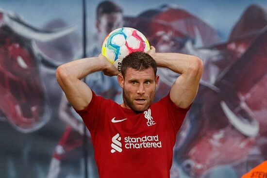 James Milner giocatore del Liverpool