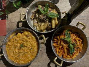 Lardiata, genovese e pasta e patate / archivio personale
