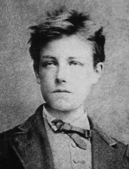 Ritratto fotografico di Arthur Rimbaud da giovane