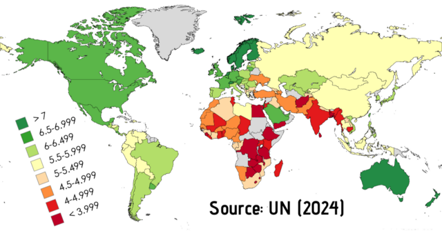 Paesi più felici al mondo