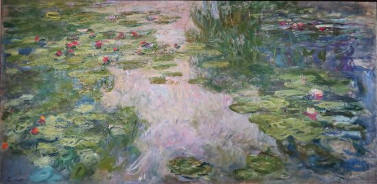 Una delle tele delle Ninfee di Claude Monet