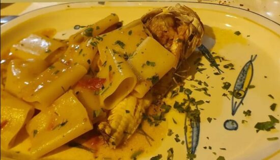 Piatto tipico dell'Osteria dei Mercanti a Salerno