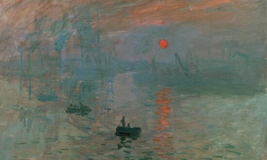 Il dipinto di Claude Monet 'Impressione, sole nascente'
