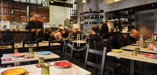 Interno del locale Al Dente Spaghetteria