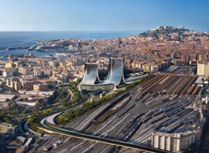 Napoli Porta Est project. Fonte: zaha-hadid.com