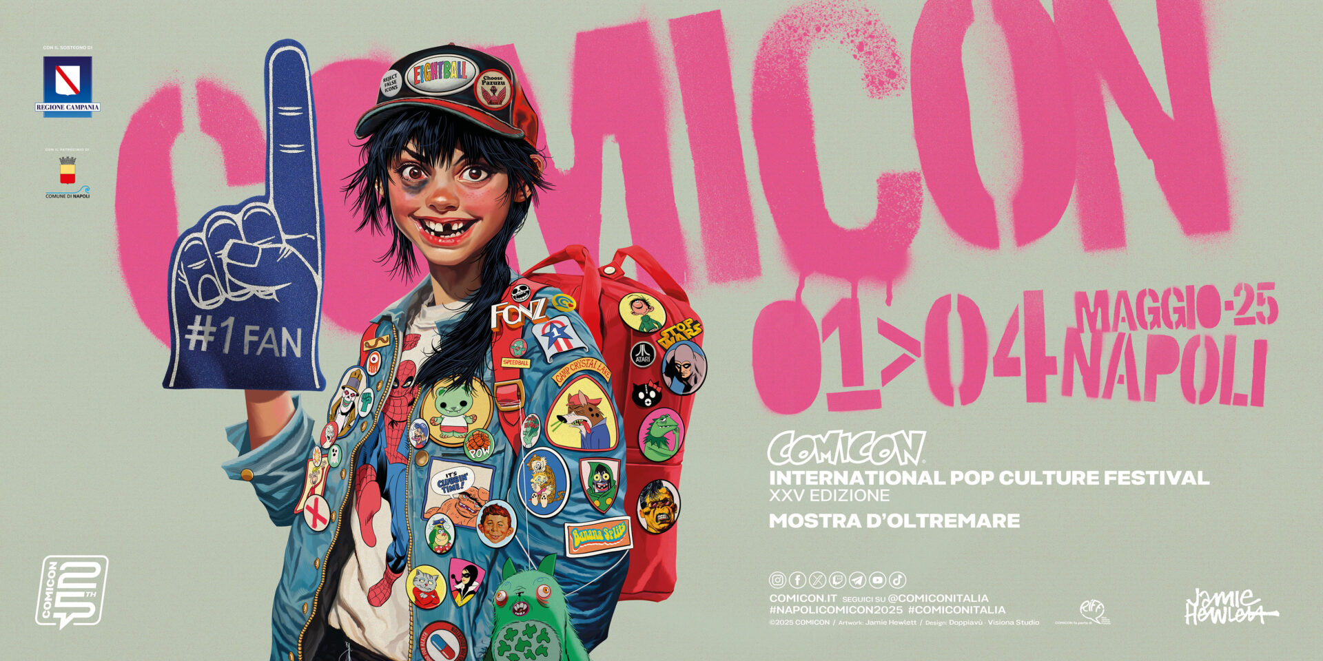 Poster ufficiale Comicon 2025
