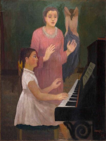 Mario Mafai, Lezioni di piano, 1934