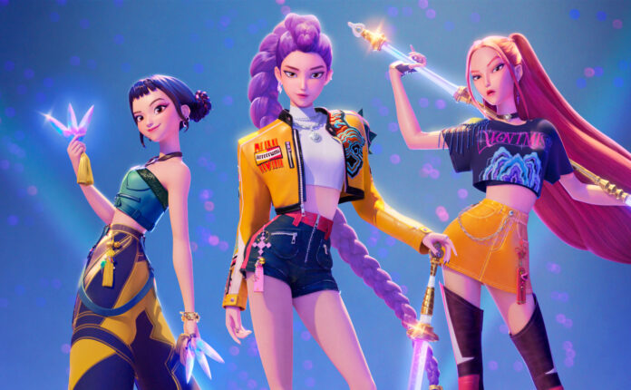 Scena del film Kpop Demon Hunters