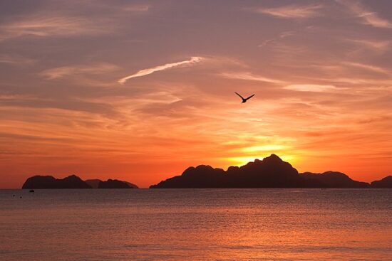 Tramonto a El Nido Palawan Filippine