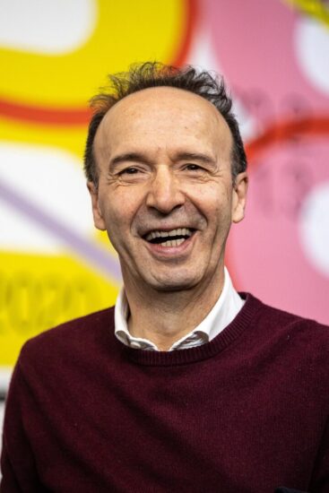 Ritratto di Roberto Benigni nel 2020 (Harald Krichel)