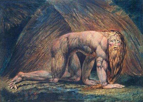 Dipinto 'Nebuchadnezzar' di William Blake