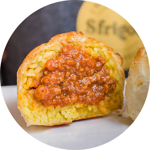 Arancina alla carne di Sfrigola 