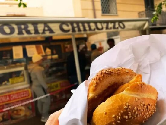 Pane e panelle della Friggitoria Chiluzzo