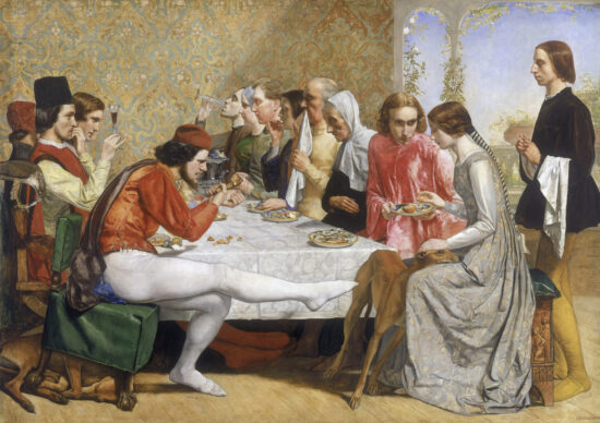 <em>Isabella, John Everett Millais, 1848-49 – Walker Art Gallery, Liverpool (Immagine di dominio pubblico)</em>