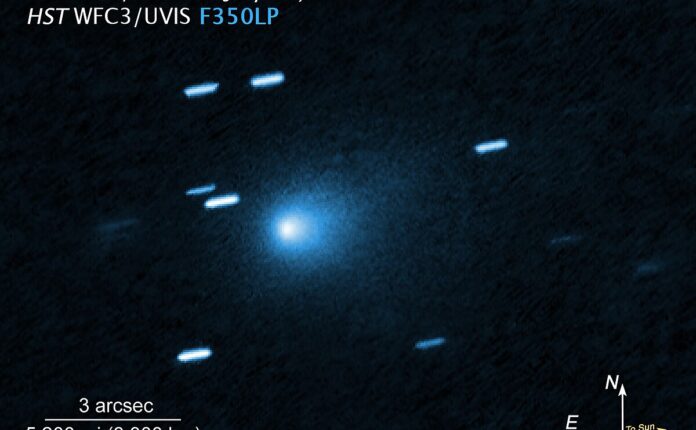 Cometa 3I/ATLAS, immagine ufficiale dei laboratori ESA/NASA