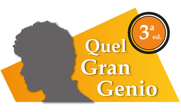 LOGO DELLA TERZA EDIZIONE DEL FESTIVA LUCIO BATTISTI: "QUEL GRAN GENIO"