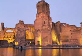 Il palcoscenico sull'acqua alle Terme di Caracalla