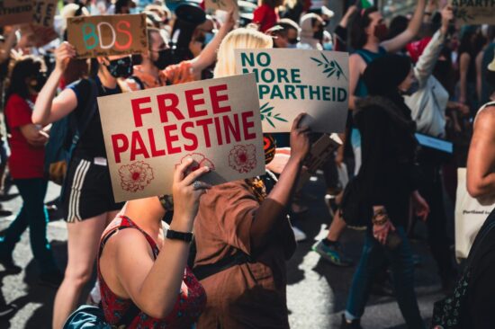 Manifestazione per la Palestina