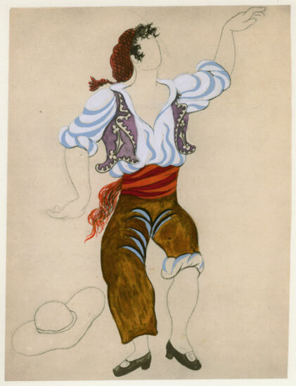 Riproduzione da Le Tricorne di Picasso