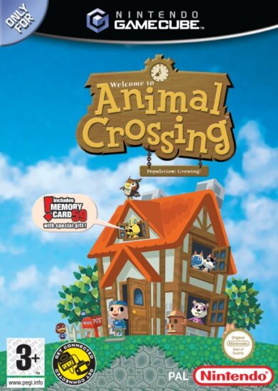 Copertina del gioco Animal Crossing per GameCube