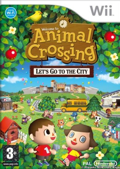 Copertina di Animal Crossing Let's Go to the City per Wii