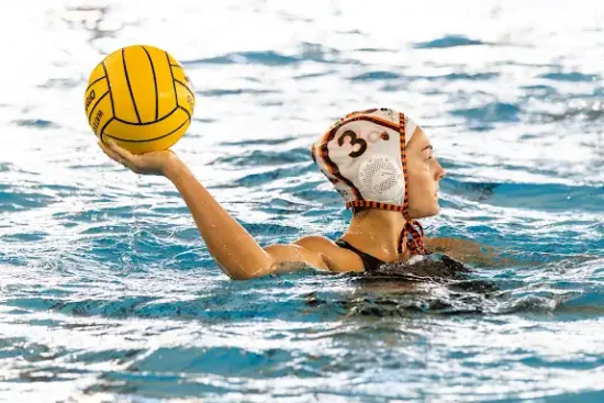 Sienna Hearn in un'azione di gioco durante una gara della SIS Roma