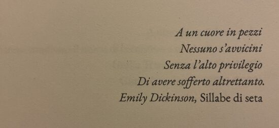Due meno due, l'epigrafo all'inizio del romanzo