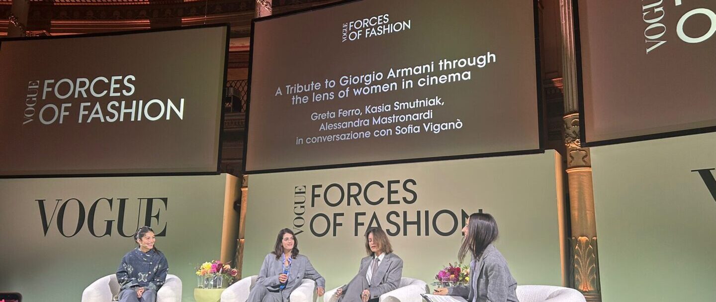 Talk in tributo ad Armani al Vogue Forces of Fashion Roma 2025