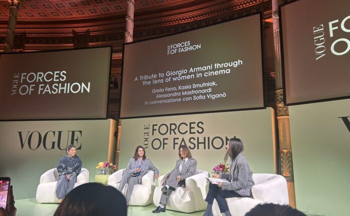 Talk in tributo ad Armani al Vogue Forces of Fashion Roma 2025