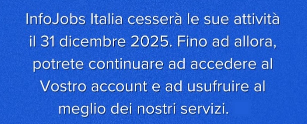 InfoJobs chiude