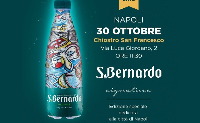 Acqua S. Bernardo presenta la bottiglia dedicata a Napoli
