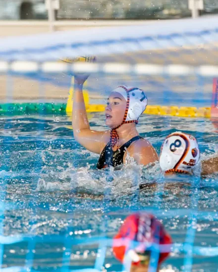 Panna Kudella durante un'azione offensiva della SIS Roma