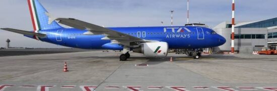 Logo della compagnia aerea ITA airways