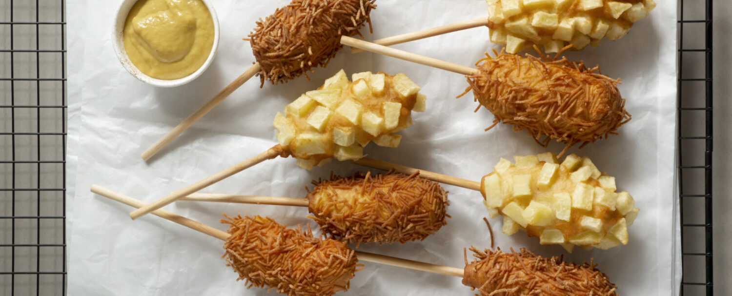 Korean corn dogs: uno snack semplice da realizzare