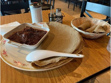 Piatto Zighinì eritreo