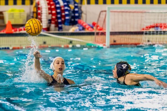 Mariaceleste Basile in azione con il Centro Italia Nuoto