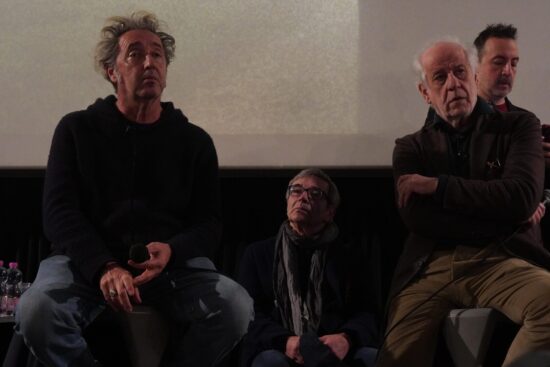 Paolo Sorrentino e Toni Servillo sul set di La Grazia