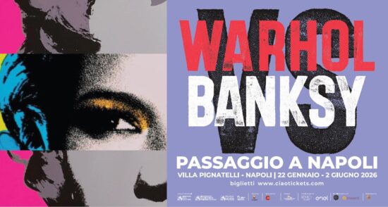 Locandina mostra Warhol Banksy Napoli