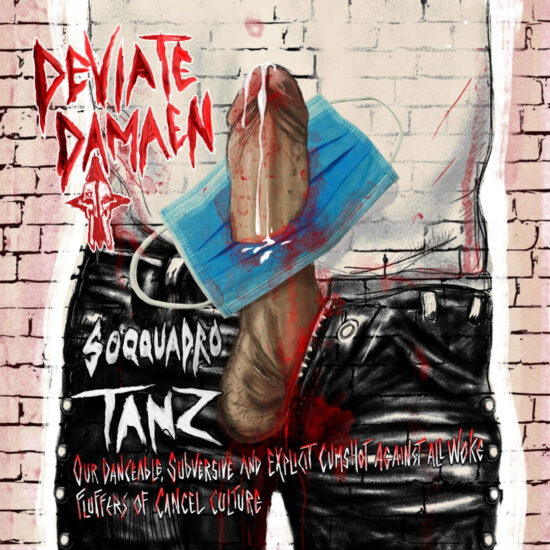 Copertina esplicita e provocatoria dell'album Soqquadro Tanz dei Deviate Damaen