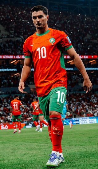 Brahim Diaz con la maglia del Marocco