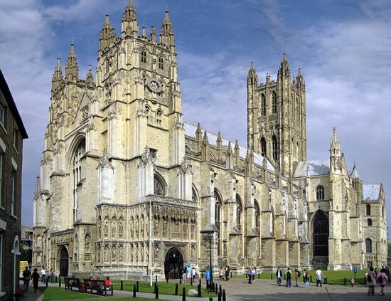 La cattedrale di Canterbury nel Kent