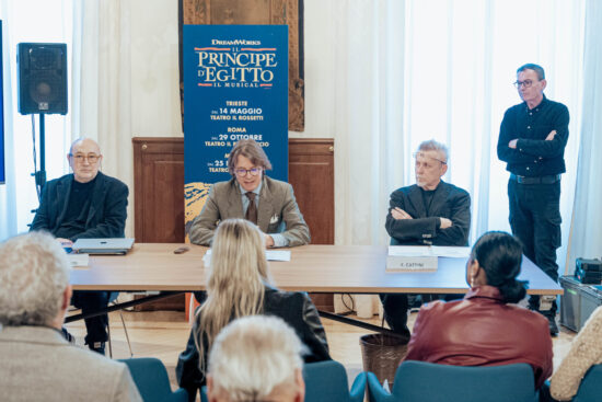 il principe d'egitto conferenza stampa