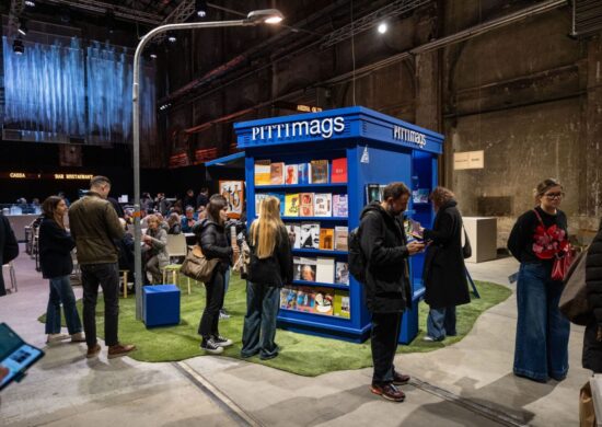 Testo 2026, area Pitti Mags. Credits: AKA studio collective