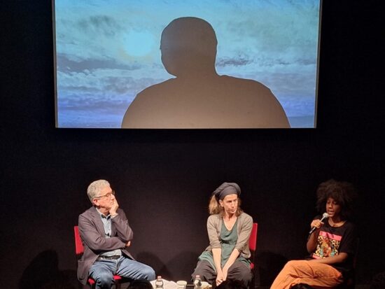 Moussan Yvonne N'dah in Lampedusa Beach