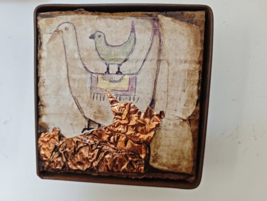 Esempio di sintesi materica nell'opera di Maria Pia Daidone